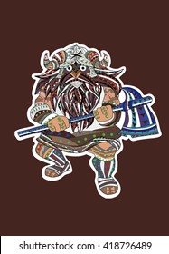 Vikings decorative painting