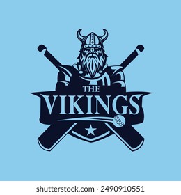 The Vikings Mascot Cricket Logo.

Battle Ready, Game On