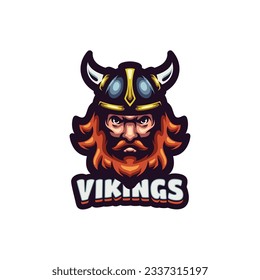 Vikings Mascot Logo Design Logo