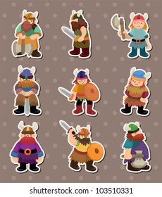 Vikings people stickers