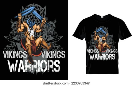Vikings Warriors t shirt design
