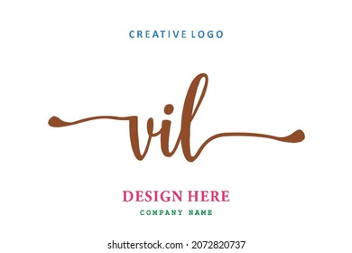 VIL lettering logo is simple, easy to understand and authoritative