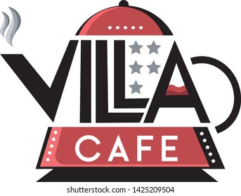 Villa Cafe ( Logo Design )
Modern Logo for Cafe's by mustafa khaled 2019. 
Idea Concept : Villa + Tea kettle