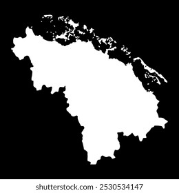 Villa Clara province map, administrative division of Cuba. Vector illustration.