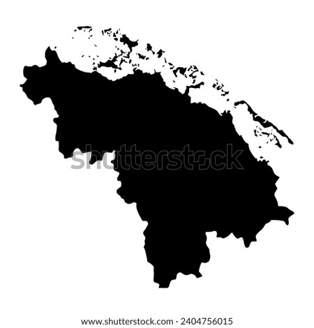 Villa Clara province map, administrative division of Cuba. Vector illustration.
