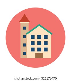 
Villa Colored Vector Illustration
