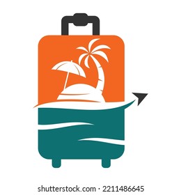 villa holiday travel logo Icon Illustration Brand Identity