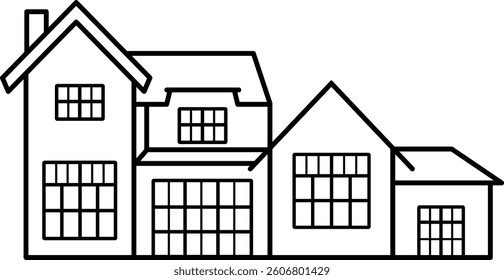 villa house home building resort village construction architecture 9119