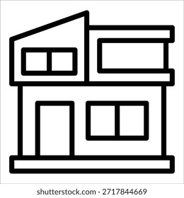 Villa Icon Element für Design
