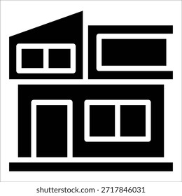 Villa Icon Element für Design
