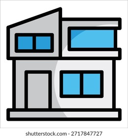 Villa Icon Element für Design