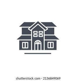 villa  icons  symbol vector elements for infographic web