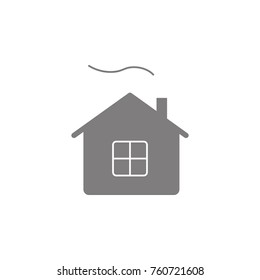Village house silhouette icon. Web element. Premium quality graphic design. Signs symbols collection, simple icon for websites, web design, mobile app, info graphics on white background