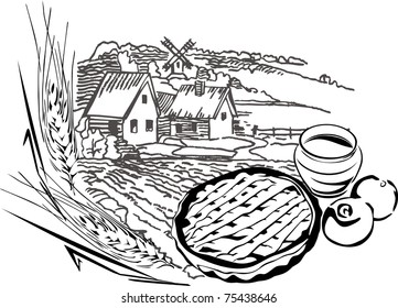 Village illustration