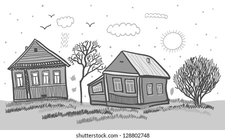 Village landscape