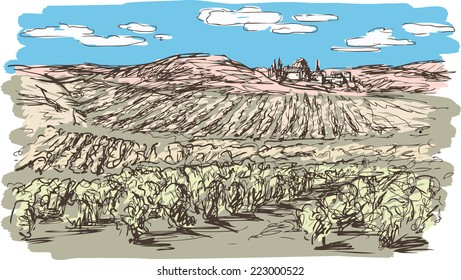 village landscape