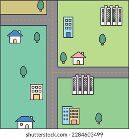 
village map house villa apartment