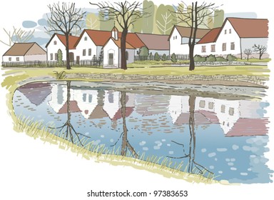 Village pond