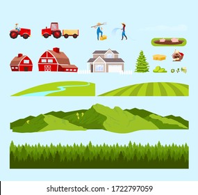 farm vector background