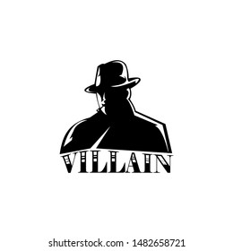 villain or gangster classic style concept