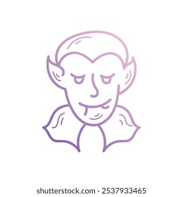Ícone Vimpair islote branco fundo vetor ilustração de estoque