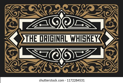 Vinatage design for Logo, Label or packing
