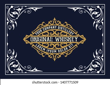 Vinatage design for Logo, Label or packing