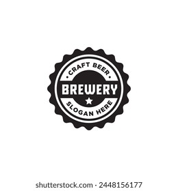 Vinatge Craft Beer Brewery Wein Cocktail für Bar Cafe Restaurant Logo Design