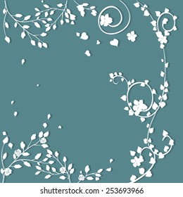 Vine background icon great for any use. Vector EPS10.