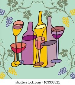 vine bottles