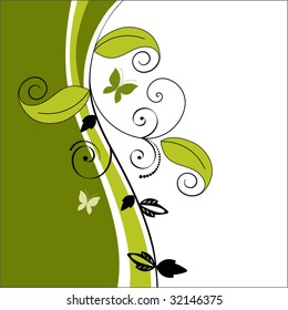 vine with butterflies 3