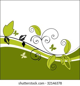 vine with butterflies 4