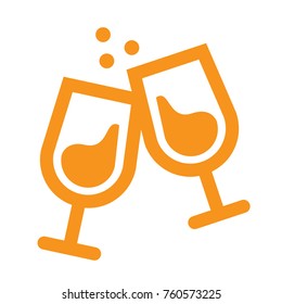 vine glasses icon