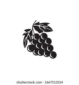 vine icon black vector design illustration