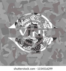 Vine on grey camouflage texture