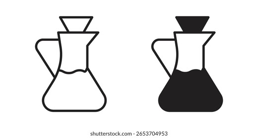 Vinegar icon design element. Editable stroke. Vector