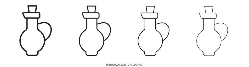 Plantilla de diseño de icono de vinagre para Web y elemento de interfaz de usuario móvil