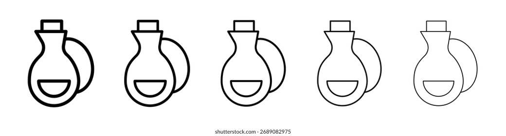 Vinegar icon for mobile concept and web design.