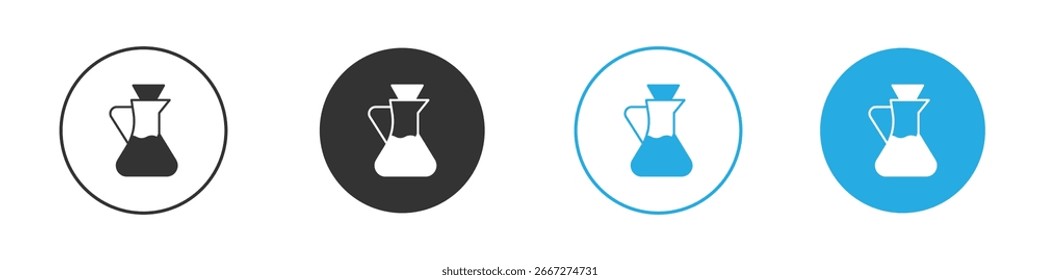 Icono de vinagre, estilo plano simple, ilustración, Plantilla de pictograma de símbolo de logotipo, para ui o ux.