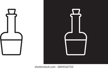 Icono vinagre línea Vector