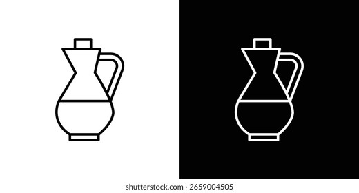 Vinegar icon in vector. Logotype