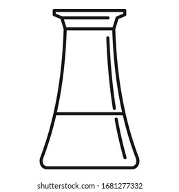 Vinegar pot icon. Outline vinegar pot vector icon for web design isolated on white background