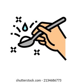 vinegar soda color icon vector. vinegar soda sign. isolated symbol illustration