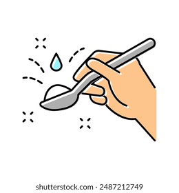 vinegar soda color icon vector. vinegar soda sign. isolated symbol illustration