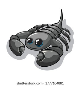 Vinegaroon Cartoon Isolated Illustration 
Scorpion