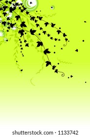 Vines blown in the wind