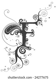 Vines Font - Vector