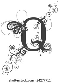 Vines Font - Vector