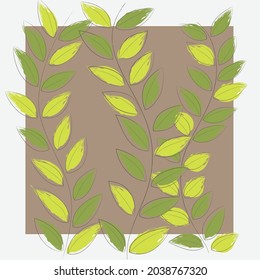 Vines Illustration, can be used for print and brochure