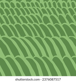 Vineyard field vector seamless texture. Agriculture abstract wallpaper pattern with waved stripes. Wine bottle packaging and Menu design.